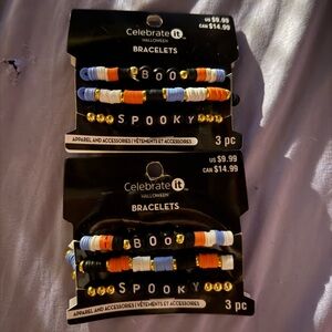 Halloween spooky 3 pack bracelet set